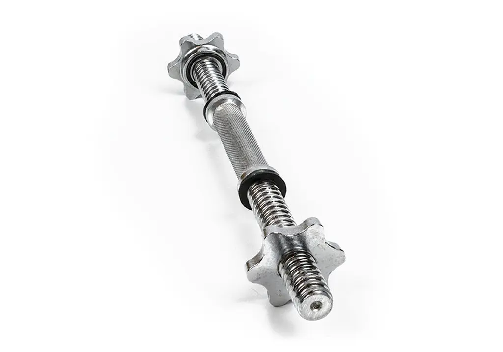 Гантельний гриф EasyFit 45 см Ø 25 мм хромований (EF-8048) - фото 2