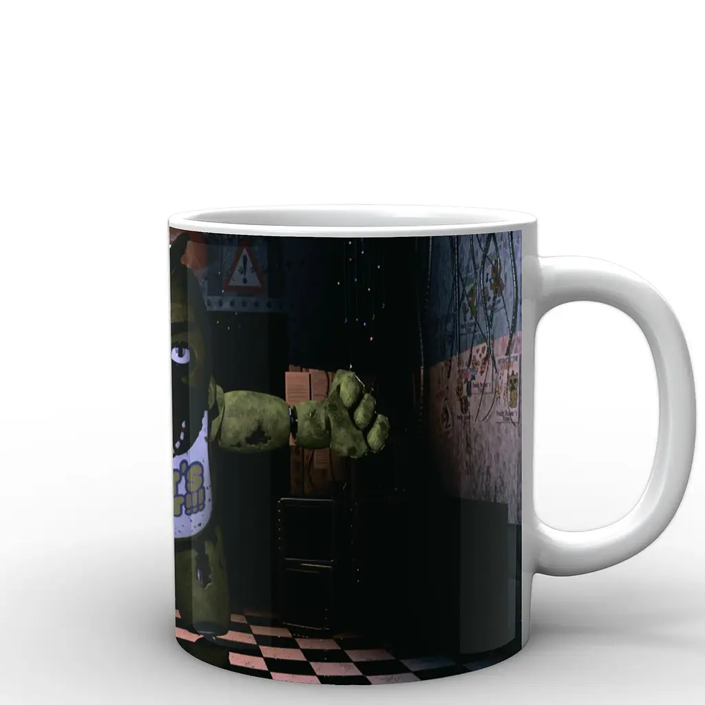 Кружка GeekLand Five Nights At Freddys Пять ночей с Фредди Чика FN.02.042 330 мл белая - фото 3