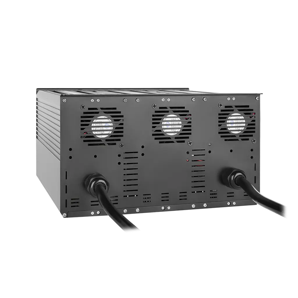 Зарядное устройство для аккумуляторов LiFePO4 48V (58.4V)-80A-3840W-LED - фото 4