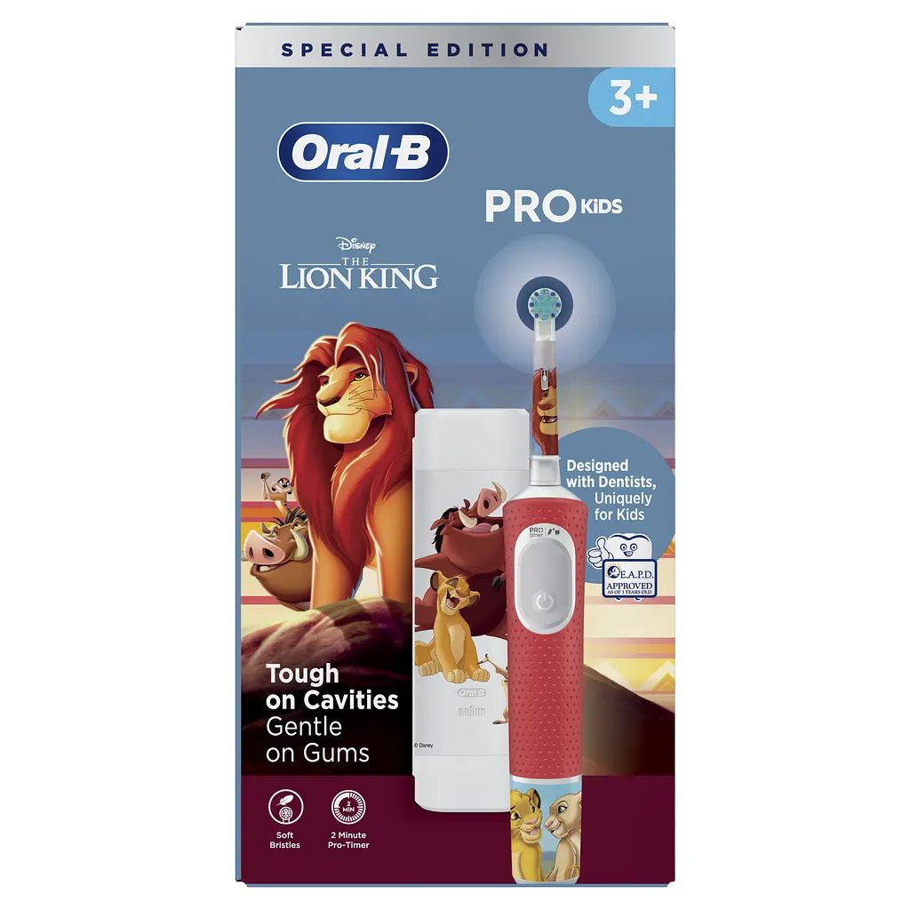 Електрична зубна щітка Oral-B Pro Kids «Король Лев» + Футляр - фото 6