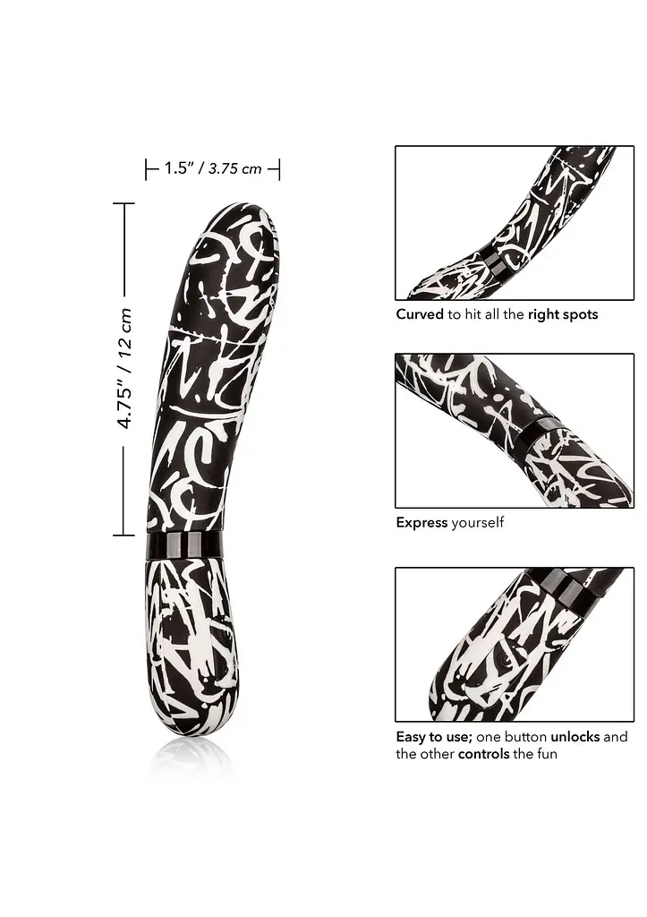 Вибратор CalExotics Hype Wand 12 см (мульти) - фото 9