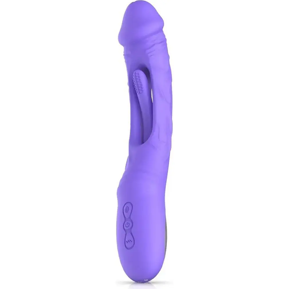 Вібратор Good Vibes Only Flax Vibrating Dildo with G-Spot Stimulator (SX3064) [152361] - фото 2