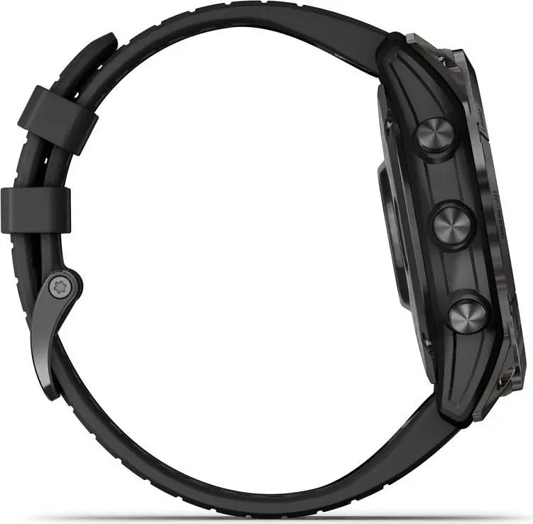 Смарт-годинник Garmin Epix Pro (Gen 2) Sapphire Edition 51mm Carbon Gray DLC Titanium with Black Band (010-02804-00) [86530] - фото 8