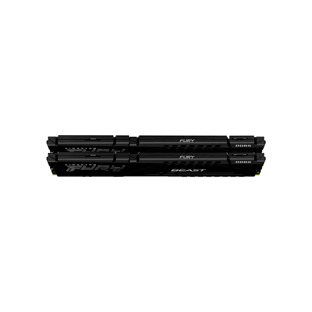 Модуль пам'яті для комп'ютера DDR5 128GB (2x64GB) 5600 MHz Beast Black Kingston Fury (ex.HyperX) (KF556C40BBK2-128) - фото 4