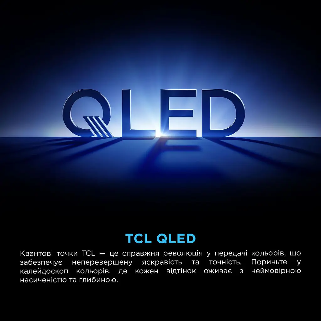 TCL Телевізор 65" QLED 4K 60Hz Smart Google TV Black - фото 3