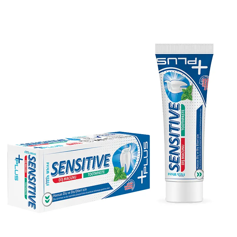 Зубна паста Fresh White Sensitive Plus для чутливих зубів 90 г