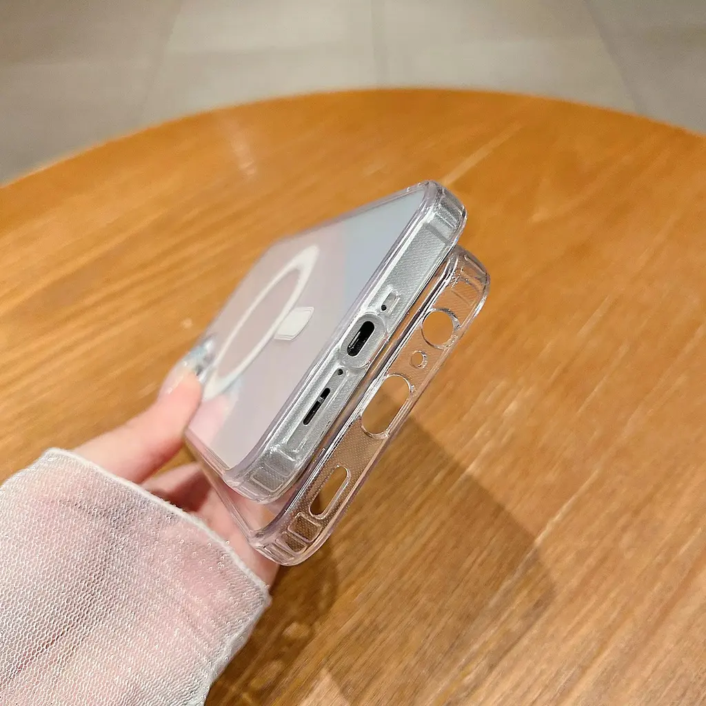 Прозорий протиударний чохол для Samsung Galaxy S24/S25 (S921/S931) Ultra Hybrid with MagSafe Clear Case - фото 7