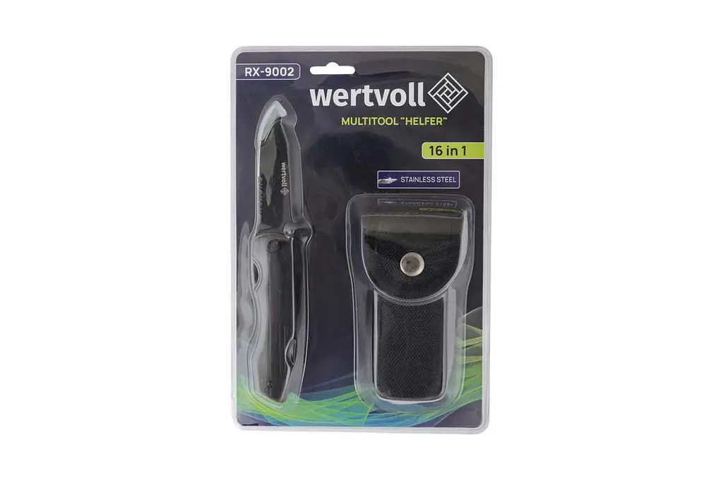 Мультитул туристичний з плоскогубцями Wertvoll 16-в-1 Helfer - фото 9