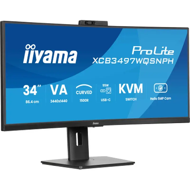 Монітор iiyama XCB3497WQSNPH-B1 - фото 2