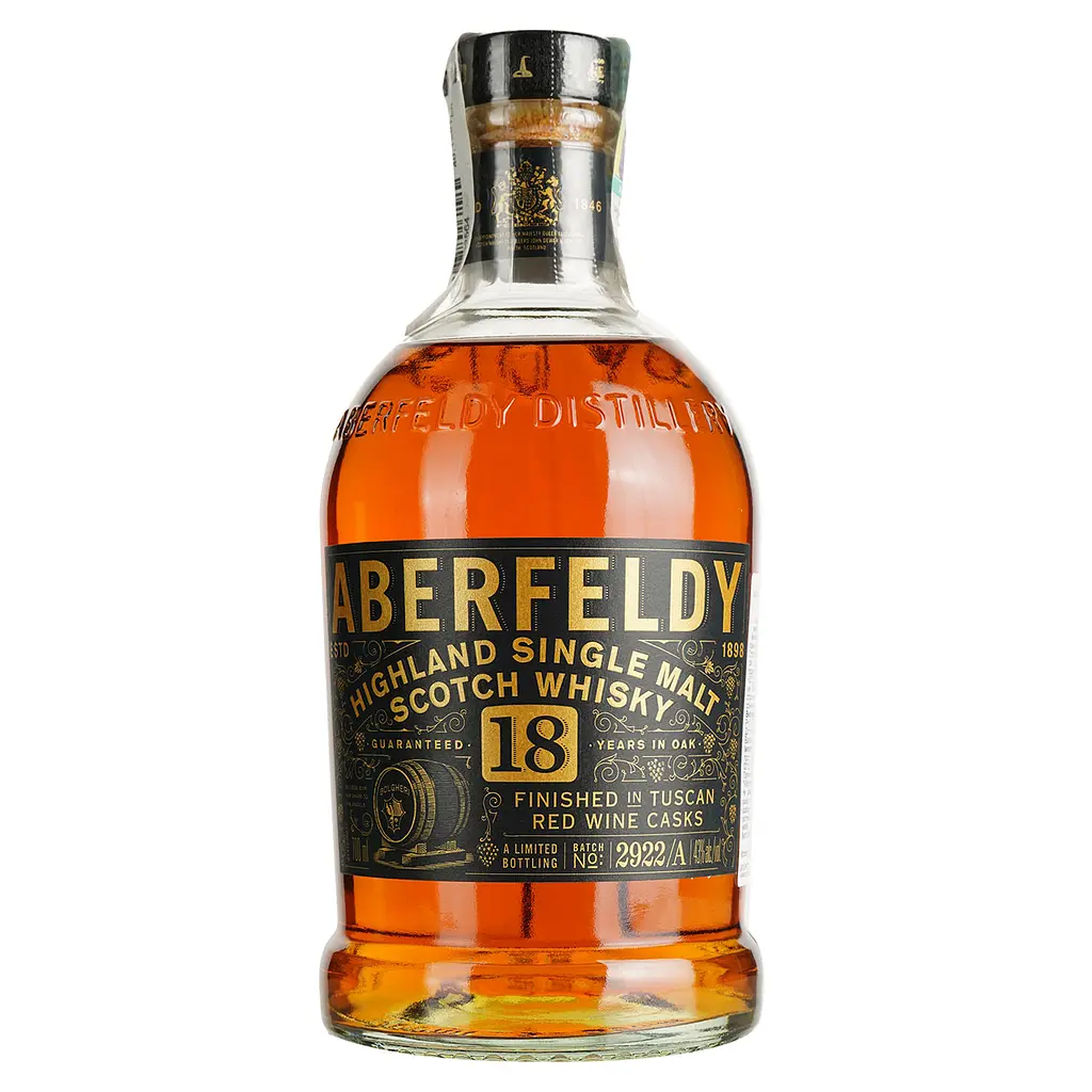 Віскі Aberfeldy Bolgheri 18 Year Old 43% 0.7 л в подарунковій упаковці - фото 2