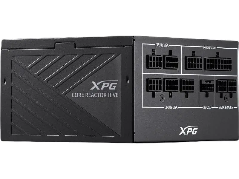 Блок живлення ADATA XPG Core Reactor II VE 850W Black (COREREACTORIIVE850G-BKCEU) - фото 2