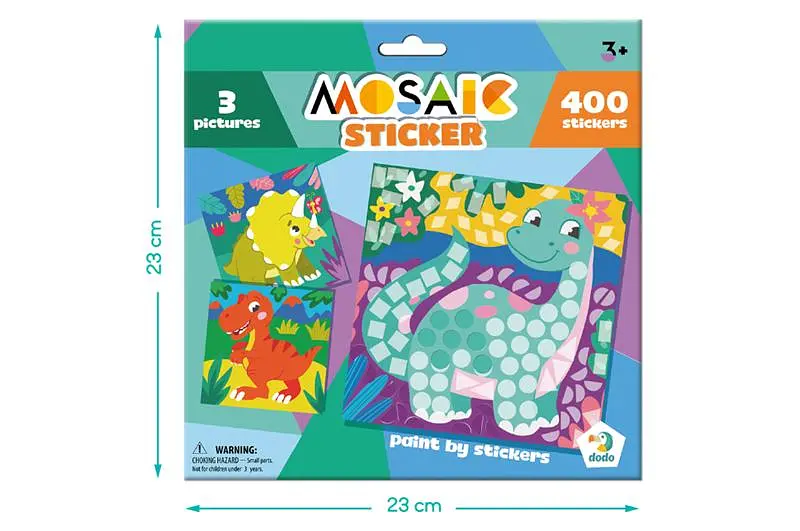 Набір для творчості 300898 "Мозаїка зі стікерами. Динозаври DoDo - фото 4