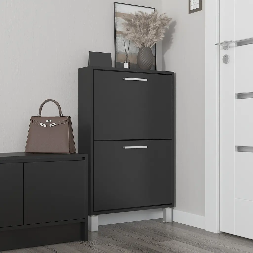 Полиця для взуття Flamecame підлогова на 2 шухляди з ДСП F-158 - фото 6