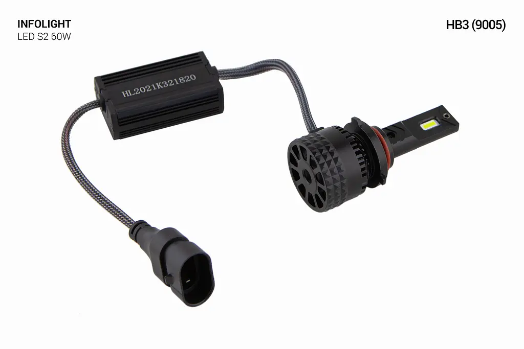 Комплект світлодіодних ламп Infolight S2 9005 60W - фото 4