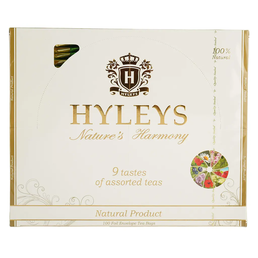 Уцінка. Набір чай Hyleys 9 смаків (асорті) 150 г (100 шт. x 1.5 г)  - фото 4