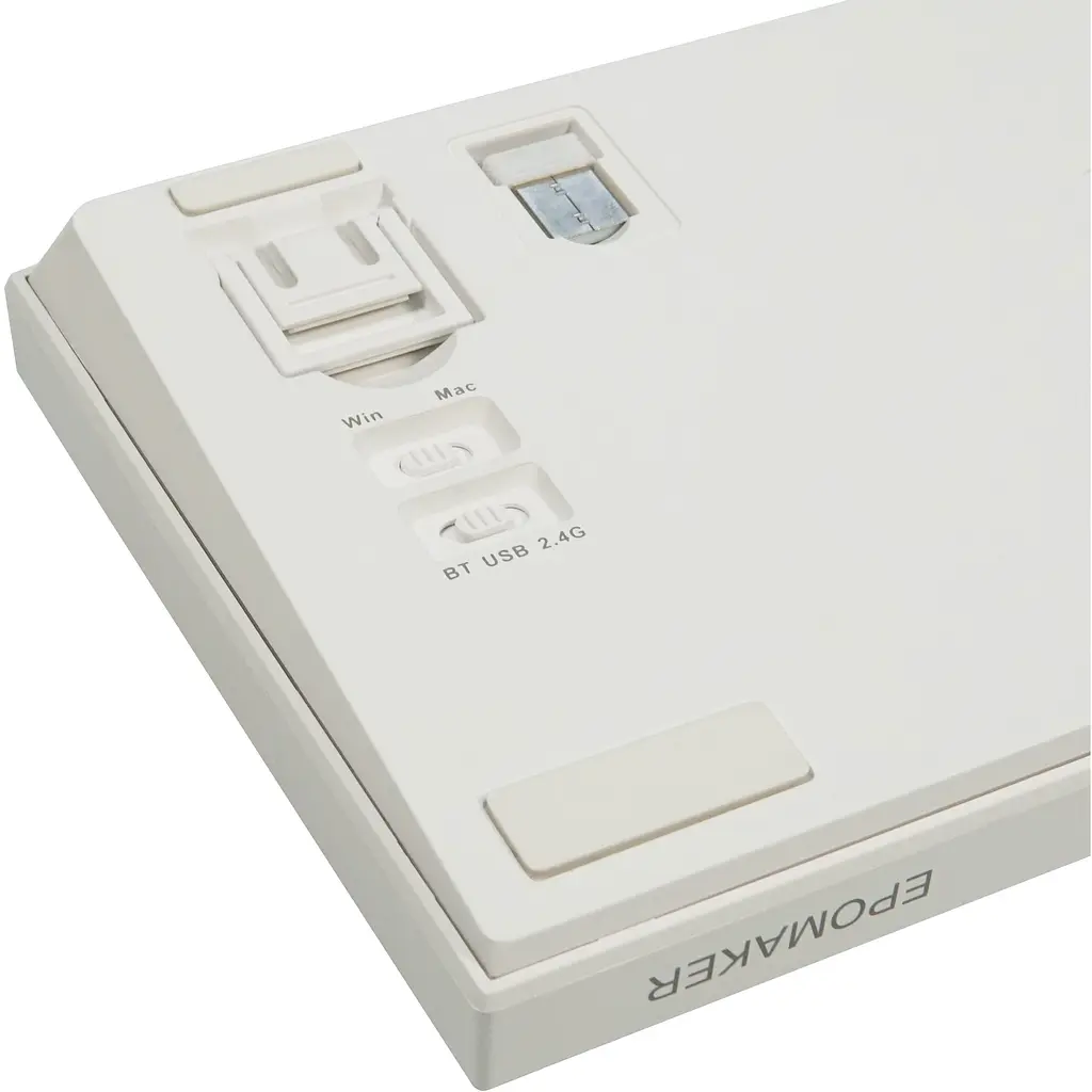 Клавиатура Epomaker AK820 Pro Flying Fish White механическая беспроводная (AK820-PRO-W-FF) - фото 3