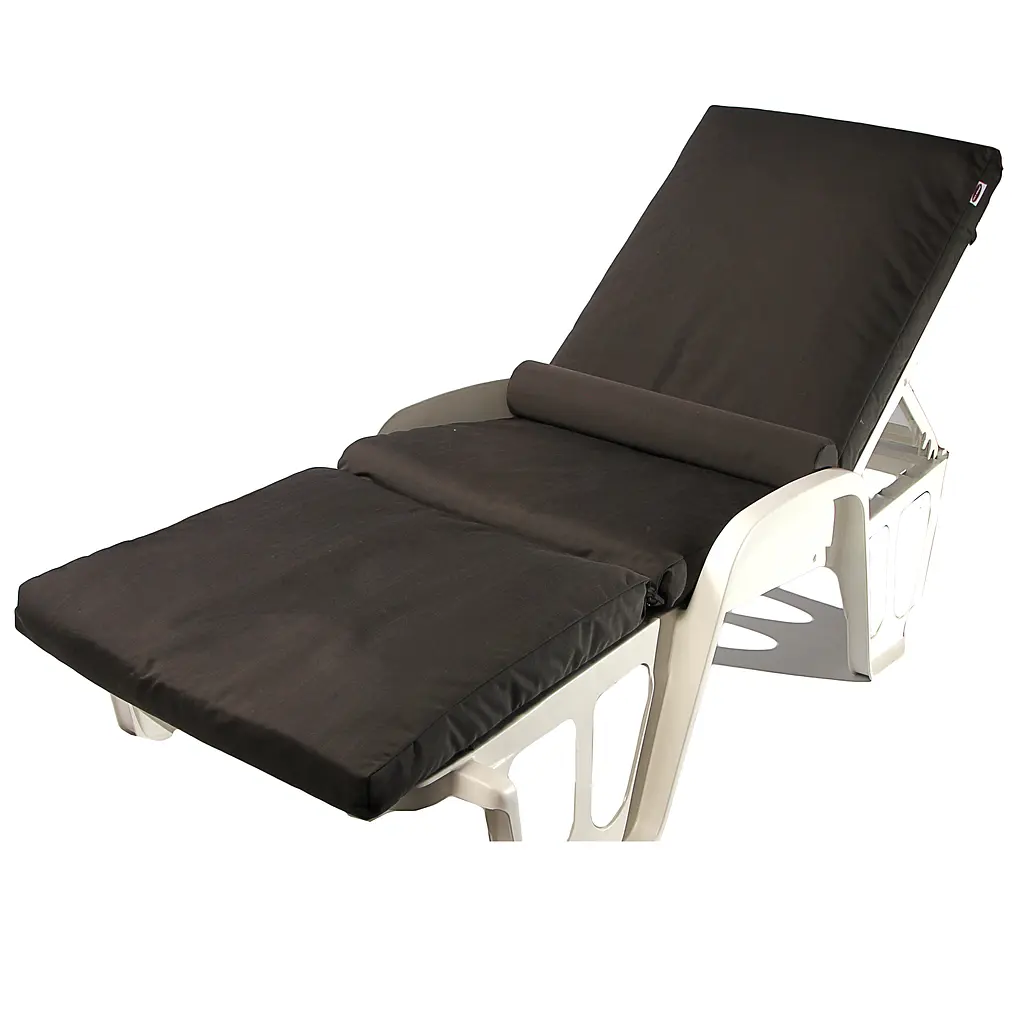 Матрас для шезлонга Ost-Fran Confort 2700 антрацит, 195x60х8см. - фото 1