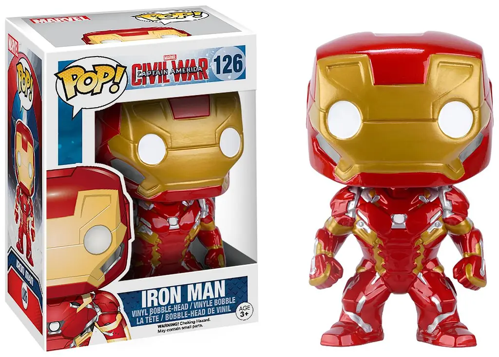 Фігурка Funko Pop Avengers Civil War Iron Man Громадянська Війна Залізна людина 10 см (IM 126) - фото 2