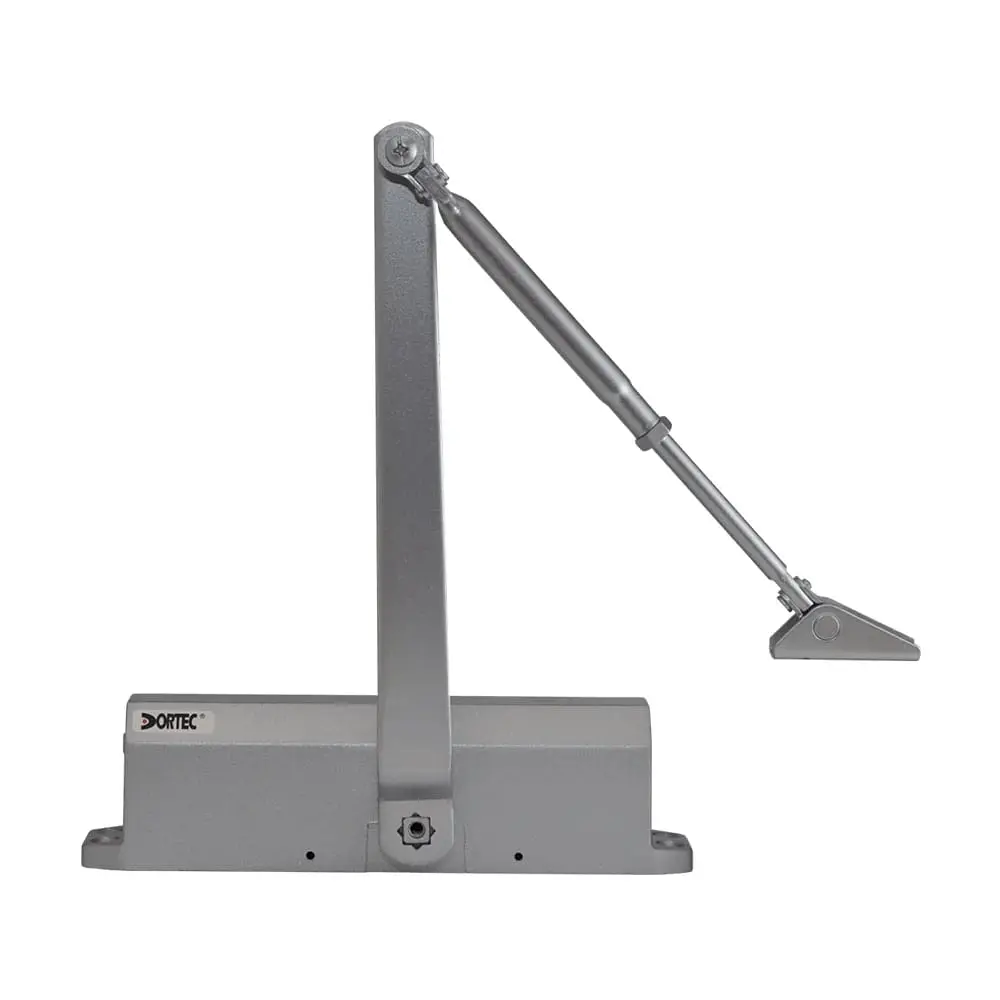 Дверний доводчик Dortec DT-536H Silver з фіксацією дверей у відчиненому положенні (63-00008) - фото 3