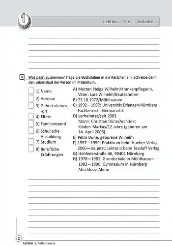 Німецька мова. 9 клас. Тестовий зошит (до підручника «Dеutsch lernen ist super!» - Світлана Сотникова - фото 3
