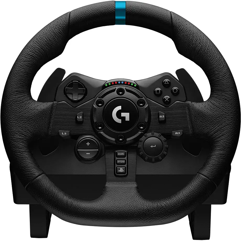 Ігрове кермо з педалями Logitech G923 Racing Wheel для PS5/PC (941-000149) [61065] - фото 2
