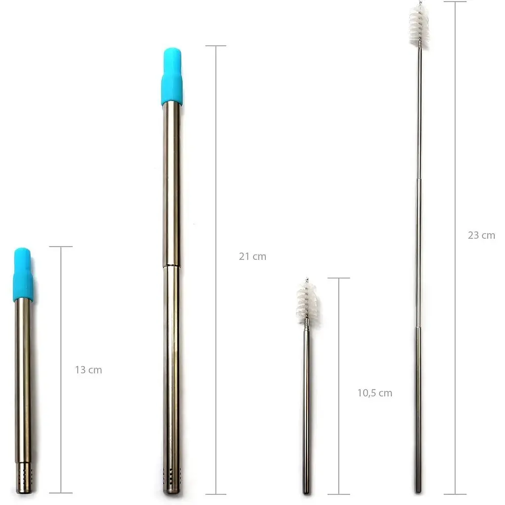 Бомбилья Туризмо (21 см) + складний пензлик (23 см) синій - фото 2