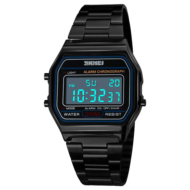 Наручний годинник чоловічий Skmei 1123 Black, 1123BK (12317) - фото 2