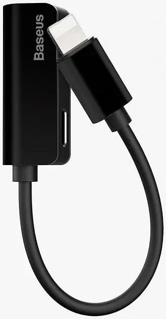 Адаптер Baseus L32 IP Male to 3.5 мм IP Female Adapter черный (CALL32-01) - фото 5