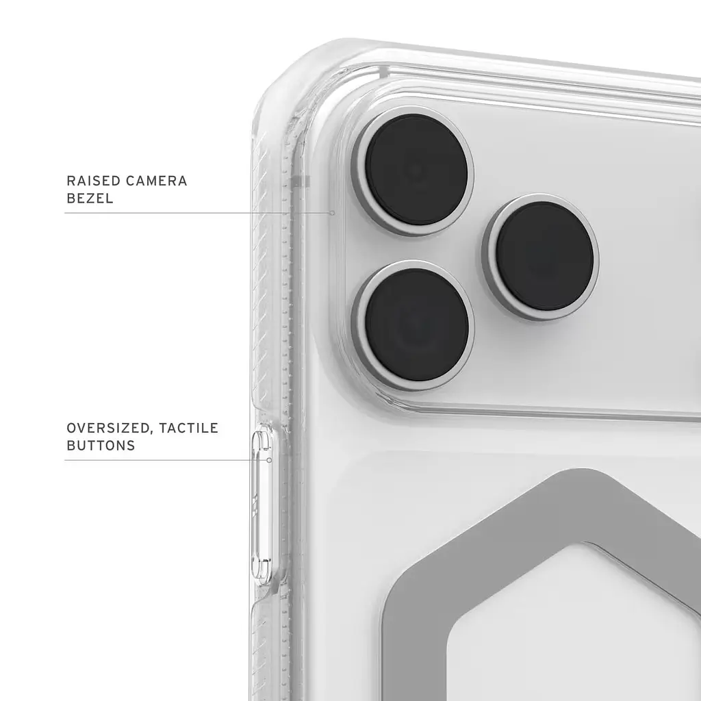 Чохол UAG для iPhone 17 Pro Max, Plyo MagSafe, Ice/Silver teh0019324 - фото 7