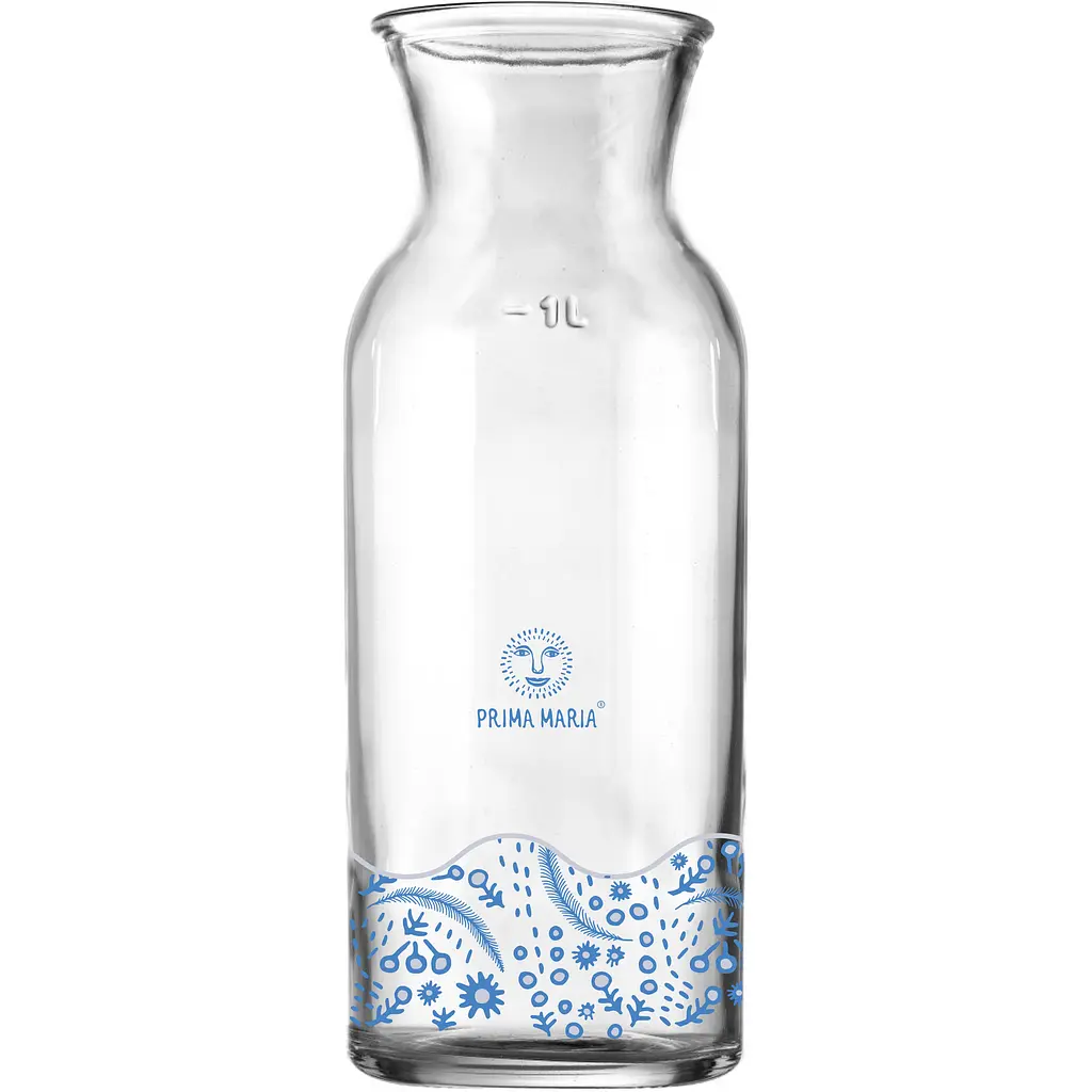 Набір для напоїв Concept Glass Prima Maria Жар-птиця графін 1 л та склянки 350 мл 2 шт. (PM/10035) - фото 2