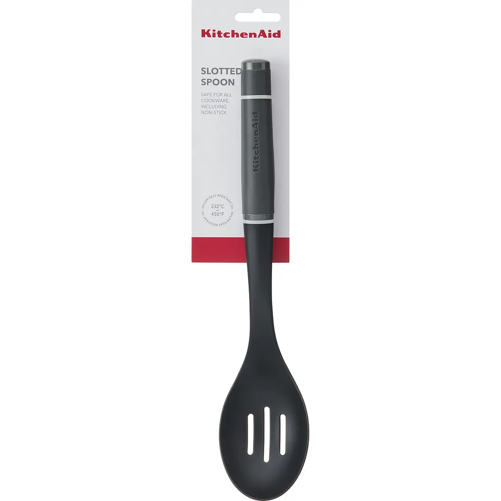 Ложка для сервіровки KitchenAid Coreline з прорізами сіра (KAS004OHCGG) - фото 3