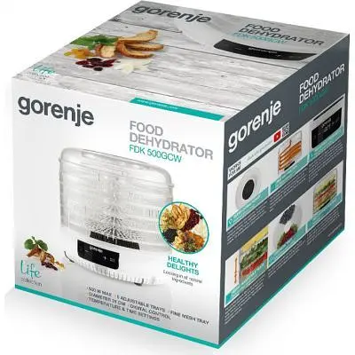 Сушка для овощей и фруктов Gorenje (FDK500GCW) - фото 3