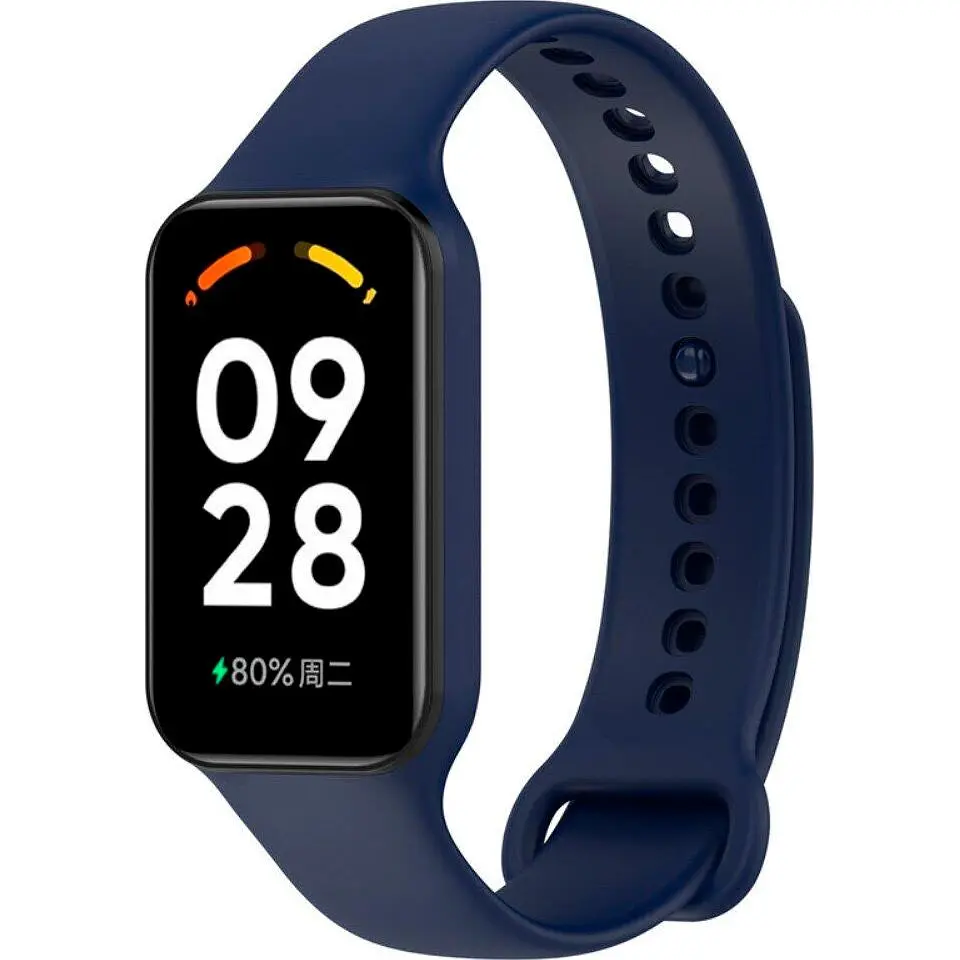 Ремінець ArmorStandart Silicone для Mi Band 8 Active / Redmi Smart Band 2 Midnight Blue [ARM73997] [103397] - фото 3