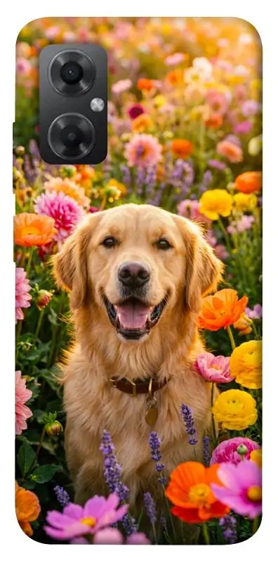 TPU чохол Demsky Flowery labrador для Xiaomi Redmi Note 11R