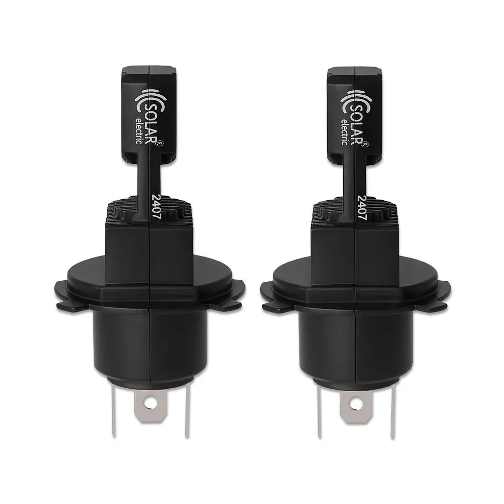 Автолампа Solar LED H4 12/24V 30W 3000 Lm 6500K CSP3570 2 шт. (8404S2) - фото 2