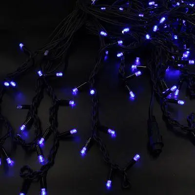 Xmas гирлянда LED 200 світлодіодів бахрома сосульки XPRO B-1 Синя 10M*1,5M (47677-7759_890) - фото 3