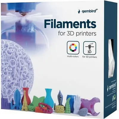 Пластик для 3D-принтера Gembird PLA, 1.75 мм, 1кг, grey (3DP-PLA1.75-01-GR) - фото 2