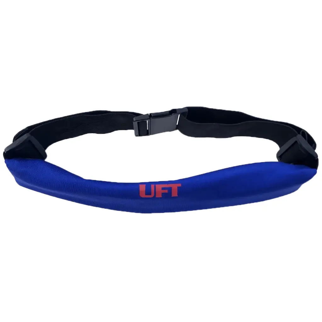 Сумка поясна спортивна UFT SW02 Pink для бігу синя - фото 3