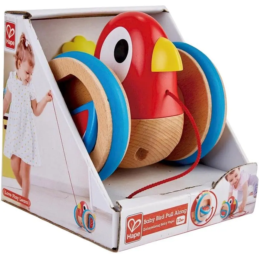 Дерев'яна каталка Hape Пташеня (E0360) - фото 3