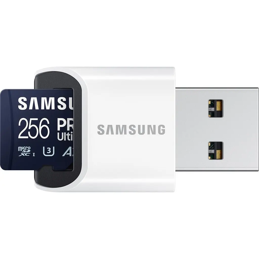 Карта памяти Samsung microSDXC PRO Ultimate 256GB Class 10 UHS-I U3 V30 A2 + USB Reader MB-MY256SB/WW [145488] - фото 5