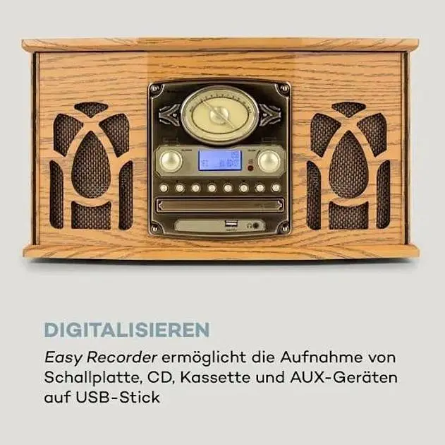 Проигрыватель винила Auna NR-620 DAB (10033711) - фото 5