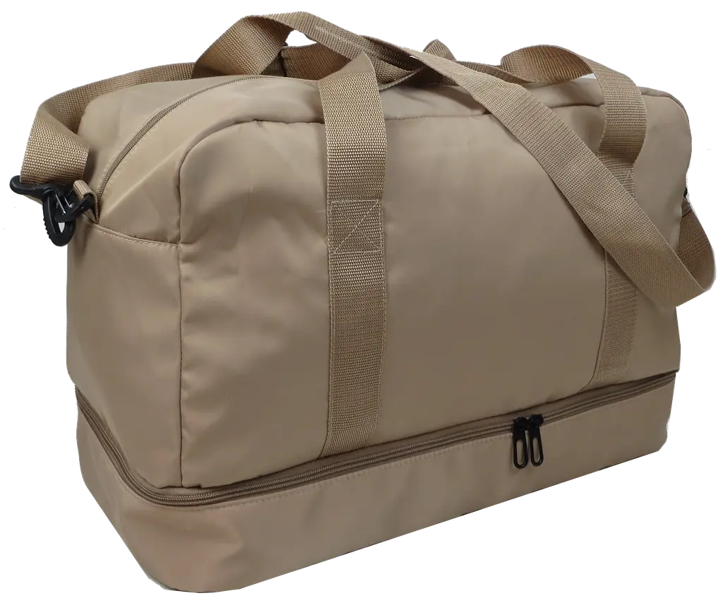 Дорожня сумка з відділом для взуття 40L Wallaby Бежева - фото 2