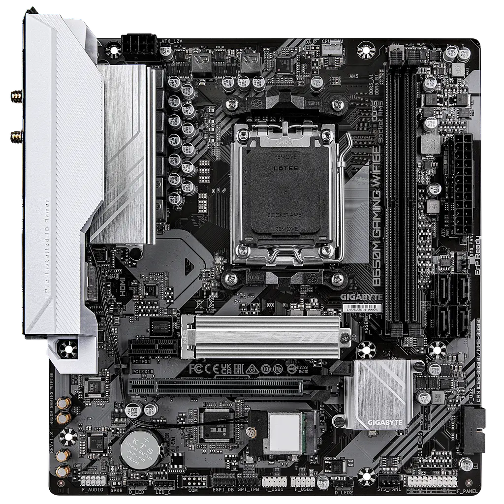 Материнська плата Gigabyte B650M Gaming Wi-Fi 6E Socket AM5 (B650M GAMING WIFI6E) - фото 2