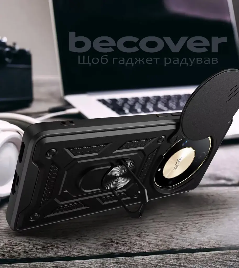 Панель BeCover Military для Honor Magic5 Lite 5G Black (710996) - фото 3