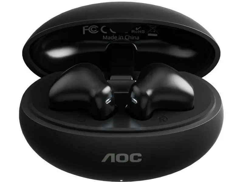 Навушники TWS AOC ACT1501BK Black - фото 2