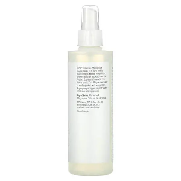 Олії для тіла Magnesium Topical Spray 237 мл NOW vit0005278 - фото 2