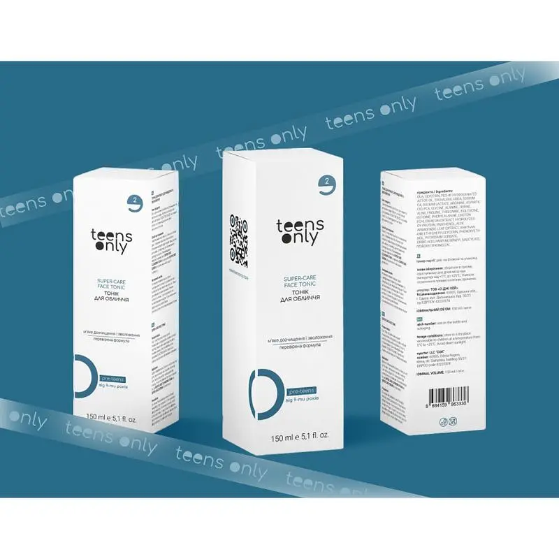 Тонік для обличчя Teens Only Pre-Teens Super-Care Face Tonic 9+ для нормальної та чутливої шкіри 150 мл (4820278290042) - фото 3