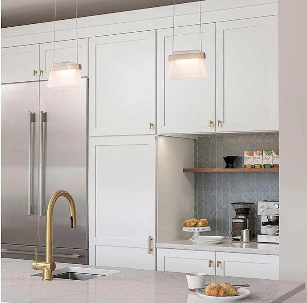 Підвіс із прозорим плафоном та фурнітурою з екошкіри | Арт. CO 7 CL | Line F - фото 6