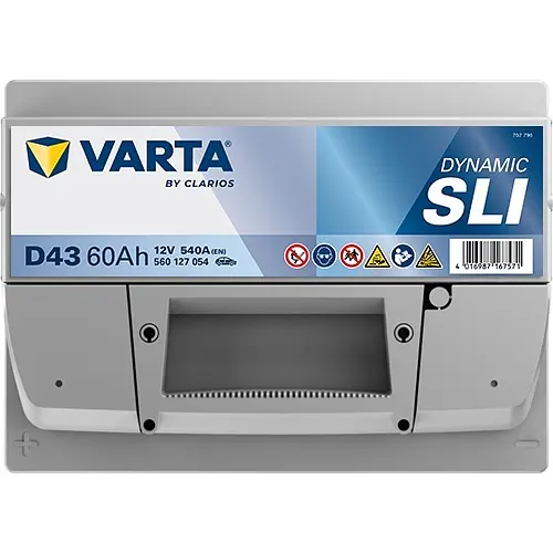 Акумулятор Varta Dynamic SLI 12В 60Аг 540А (EN) L+ (560127054) - фото 4