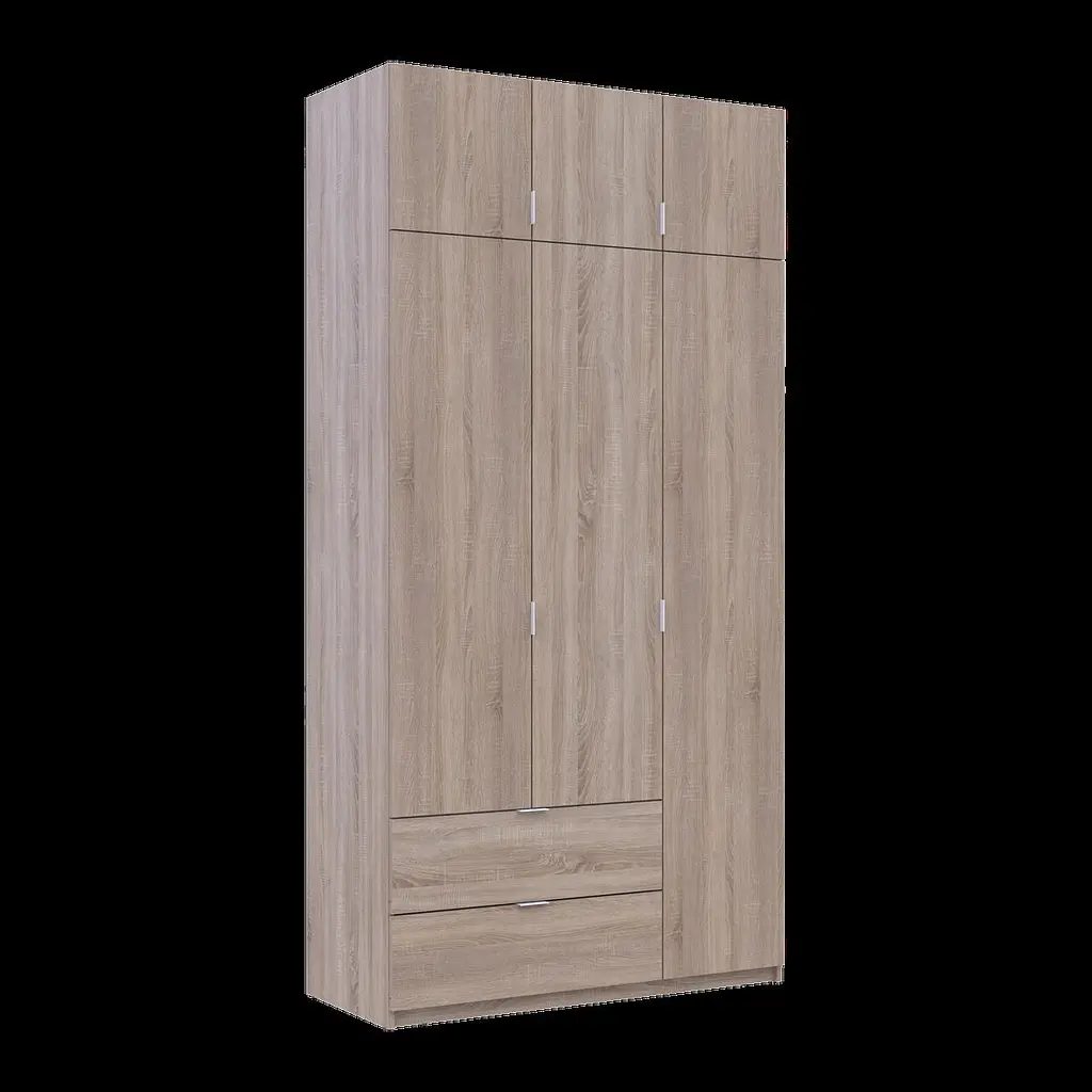 Розпашна Шафа для одягу Doros Лукас Дуб Сонома 3ДСП 120х50х240 (80737799) - фото 5